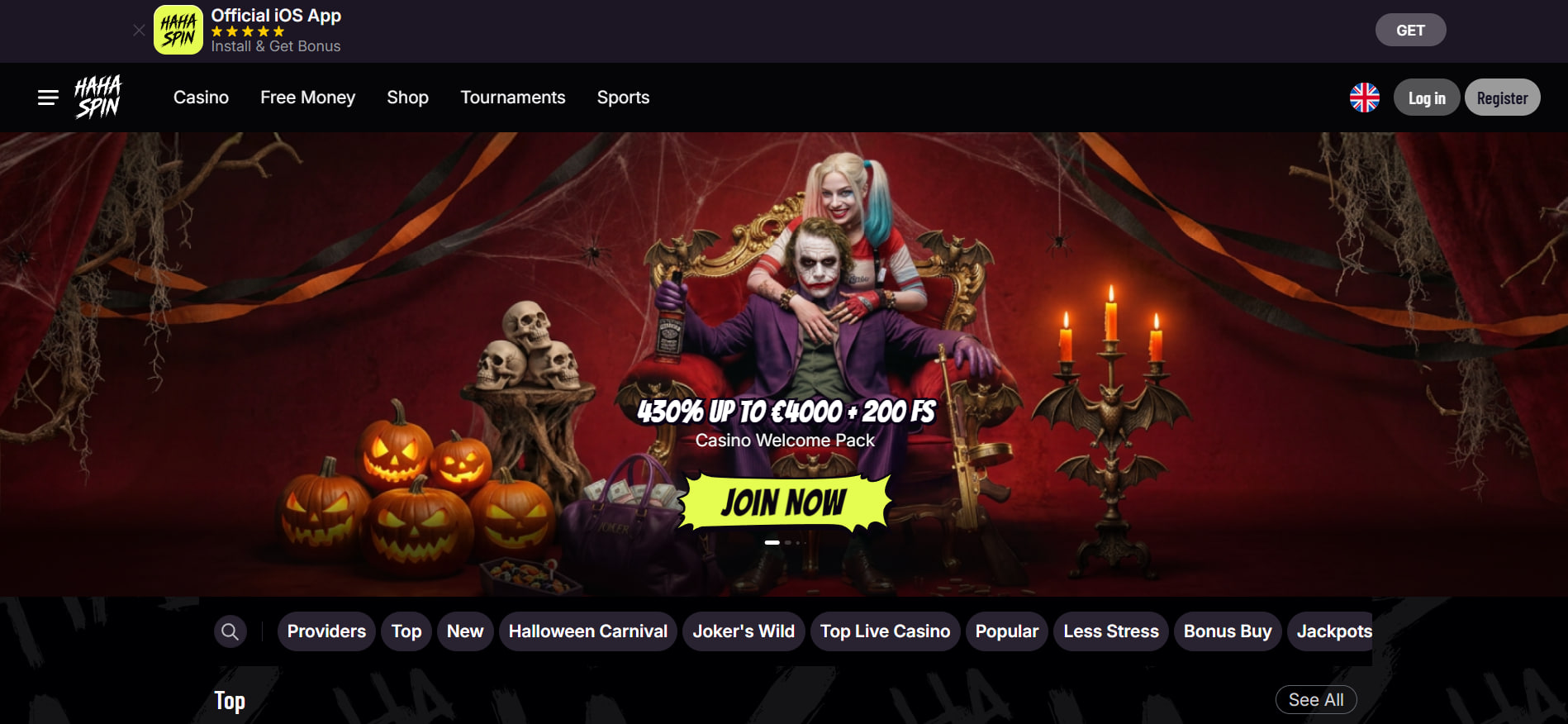 HaHa Spin Casino